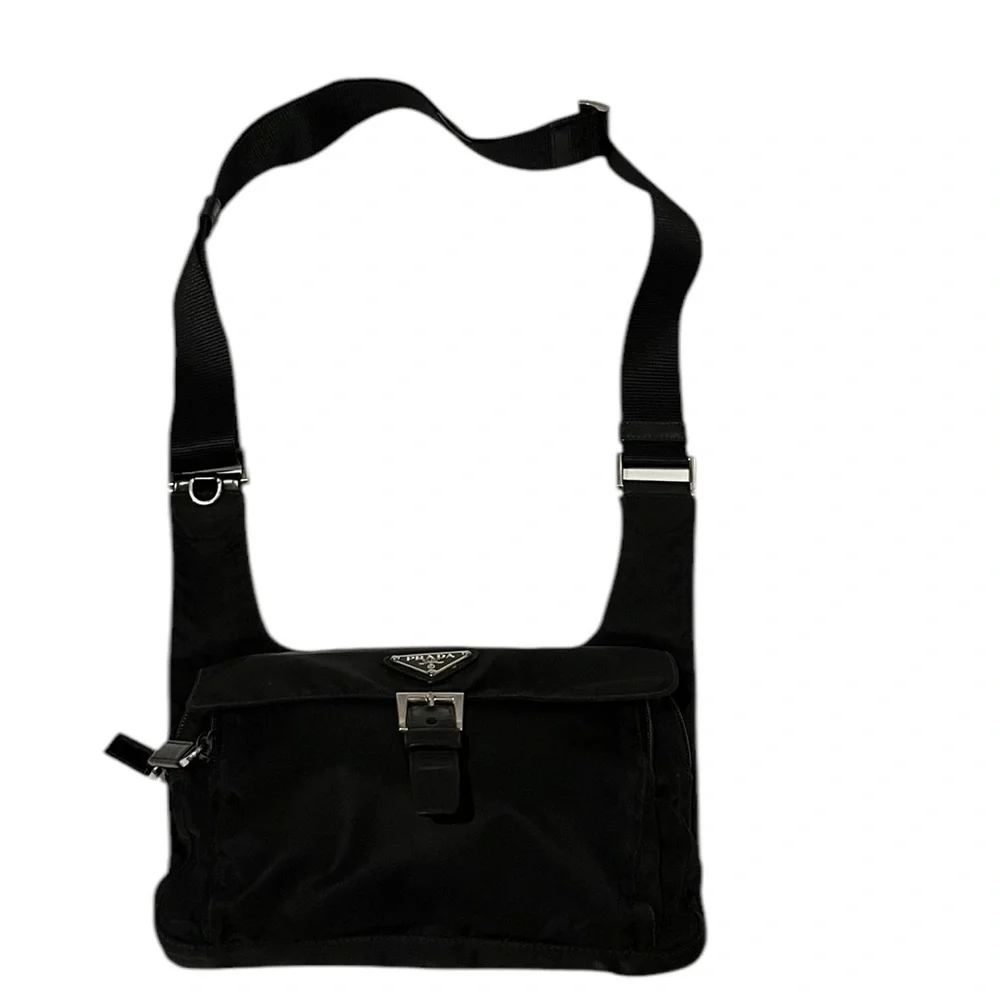 Prada Black Nylon Crossbody Belt Bag - EUC - Picture 8 of 14